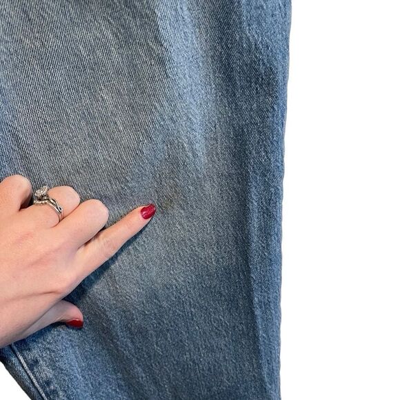 Banana Republic- Slouch Jean with Raw Hems and Wide Cuffs Jeans women's, 18 Tall - Picture 6 of 13